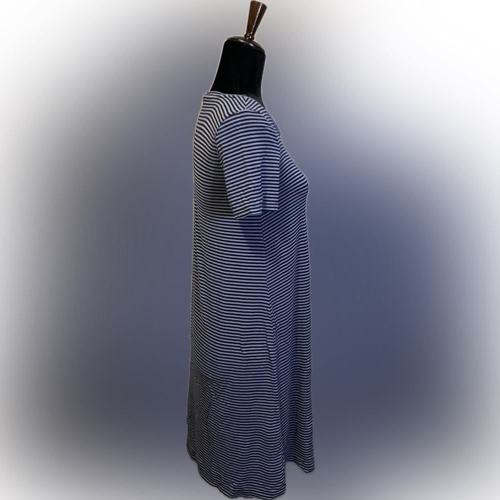 GAP Striped Blue T- Shirt Dress size XS - Picture 6 of 16